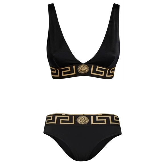 Versace Other - VERSACE Medusa Greca bikini set swim beach wear